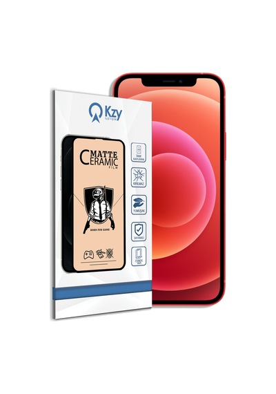 Apple Uyumlu   iPhone 12 Mini ile Tam Kaplayan Esnek Nano Mat Seramik Ekran Koruyucu