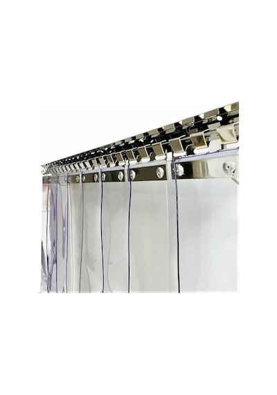 Pvc Şerit Perde, Depo Ve Soğuk Oda İçin Şeffaf Pvc Şerit Perde - Su Geçirmez Vinil Kapı Değiştirme Örtüsü, T Genel