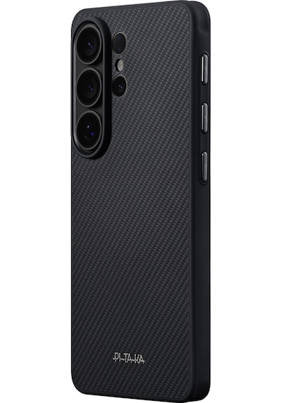 Galaxy Uyumlu S26 Ultra Kılıf M-safeli 600d Aramid Fiber Pitaka Cairn Serisi Black-grey Twill Siyah - Gri Siyah - Gri