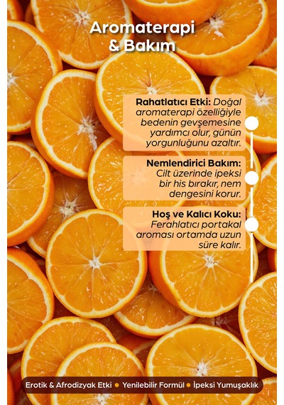 Rekze Xl Portakal Aromalı Masaj Yağı 250 Ml Doğal & Yenilebilir - 730050083