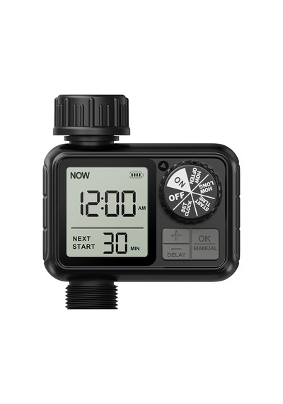 Sulama Bilgisayarı, Yağmur Gecikmeli Sulama Saati, Otomatik Ve Manuel Mod, Ipx5 Su Geçirmez/büyük Ekran Lcd Ekran,