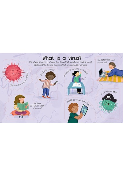 What is a Virus? (Lift the Flap First Questions and Answers) - Katie Daynes - Usborne