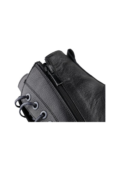 Castle Black Castleblack 27400-1 Siyah Kadın Kışlık Deri Bot Siyah