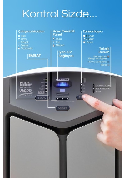 Vigor Plus Hava Temizleyici Çok Renkli