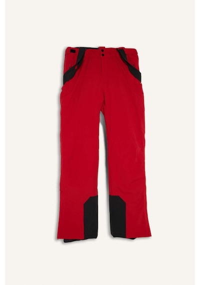 Defacto Regular Fit Fermuarlı Su Geçirmez Kayak Pantolonu D0011ax25wnrd296 Kırmızı-rd296