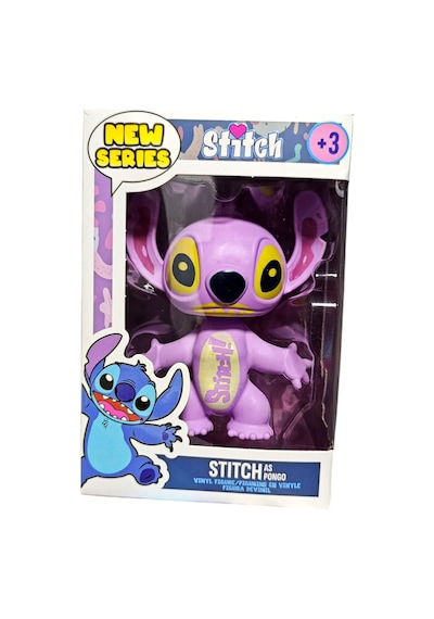 Stitch Angel Figür Oyuncak Yumuşak Vücut Pembe 10 Cm.