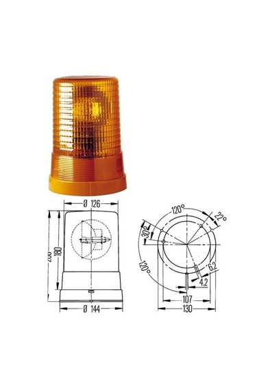 12v Doner Lamba 12v Sarı Kl-710 Galaksi