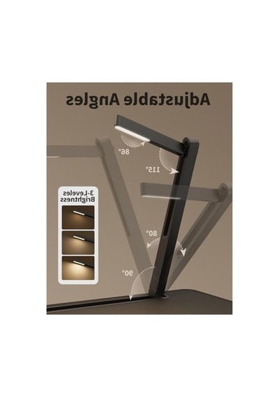 Büyük Boy Katlanabilir Dizüstü Bilgisayar Masası, Led Aydınlatma İle