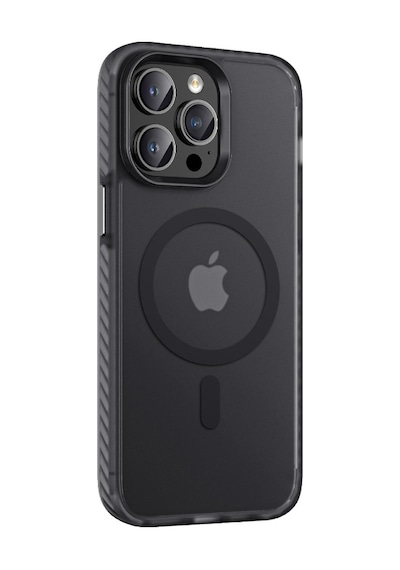 Apple Uyumlu iPhone 14 Pro Max Kılıf Mat Arka Yüzey Wireless Şarj Özellikli Zore Locik Kapak
