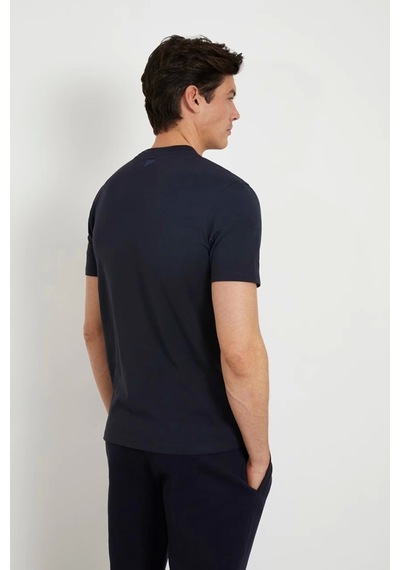 Guess Erkek Önü Logolu T-shirt L Siyah