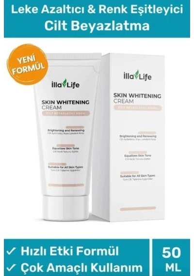 İlla Life Cilt Beyazlatıcı Leke Kremi 50 ML