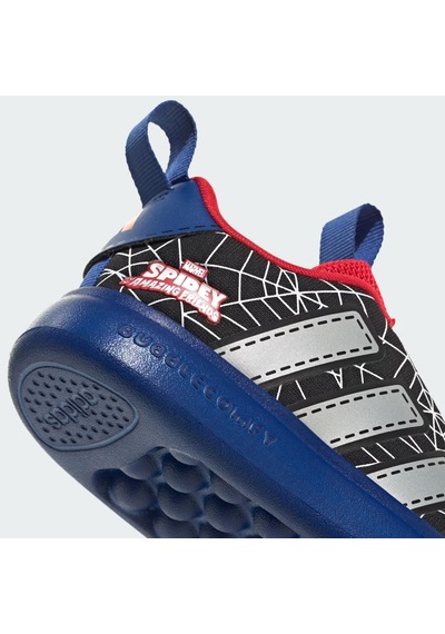 Adidas Marvel Spider-man Bubblecomic Kı9199 Ortopedik Çocuk Spor Ayakkabı Siyah