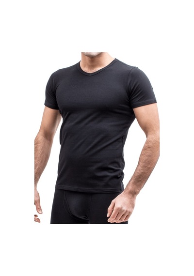 The Don Organic Blended V-Neck - V Yaka Erkek Fanila Siyah