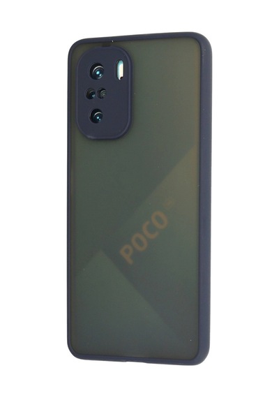 Xiaomi Poco F3 Kılıf Montreal Silikon Kapak - Lacivert -