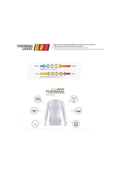 BLACKSPADE Termal Sweatshirt  2. Seviye Gri XL