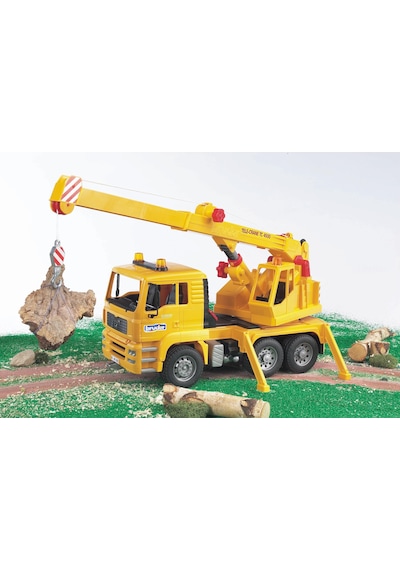 Bruder Man Vinçli Kamyon Sarı Br02754