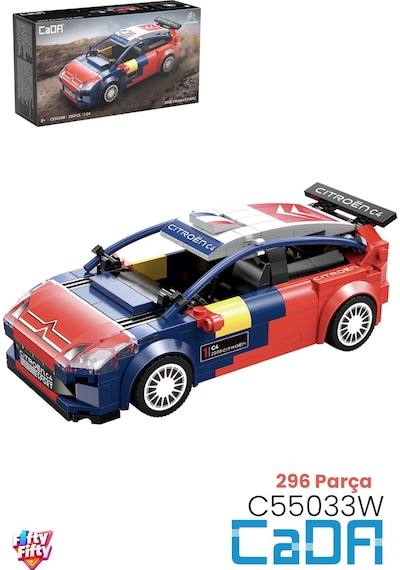 Cada 2008 Citroen C4 Wrc 296 Parça Oyuncak Yapım Seti Blok Araba -ffcada-c55033w