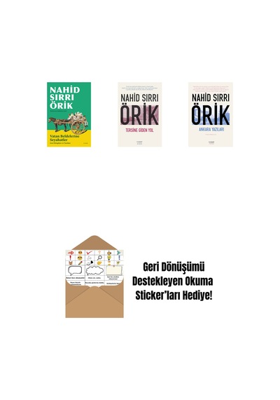 Vatan Beldelerine Seyahatler + Tersine Giden Yol + Ankara Yazıları + Okuma Sticker'ları