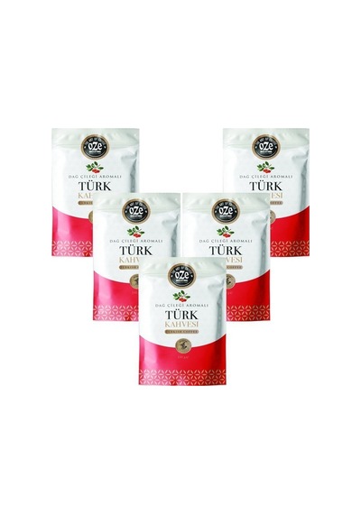 Oze Dağ Çileği Aromalı Türk Kahvesi 5 x 100 G