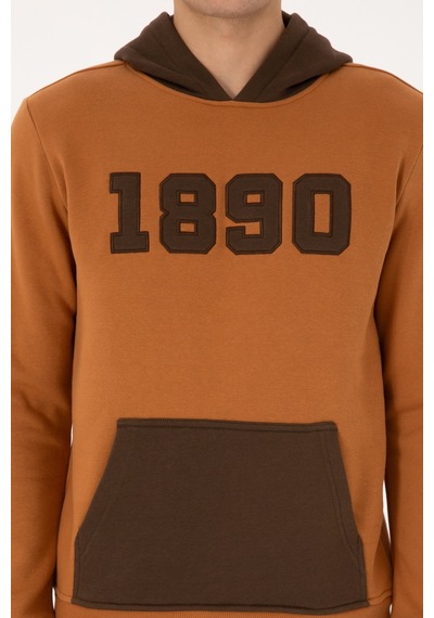 U.s. Polo Assn. Erkek Sweatshirt 50316359-vr233 Bisküvi