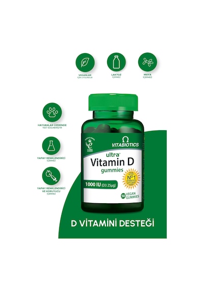 Vitabiotics Ultra Vitamin D Gummies 50 Li