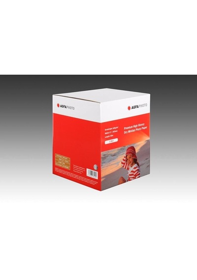 Özel Seri Kağıt Rulo Baskı Malzemesi Parlak Yüzey Agfaphoto Fotoğraf Kağıdı 203mm 65m Dx100