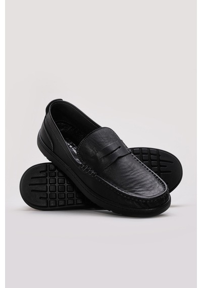 Fast Step Hakiki Deri Erkek Casual Ayakkabı 934ma130 Siyah