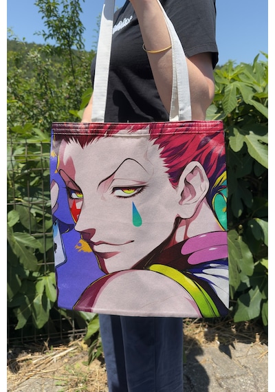Zipzap Hunter X Hunter V2 Yazlık Kışlık Çift Taraflı Kanvas Baskı Bez Çanta Anime Çantası