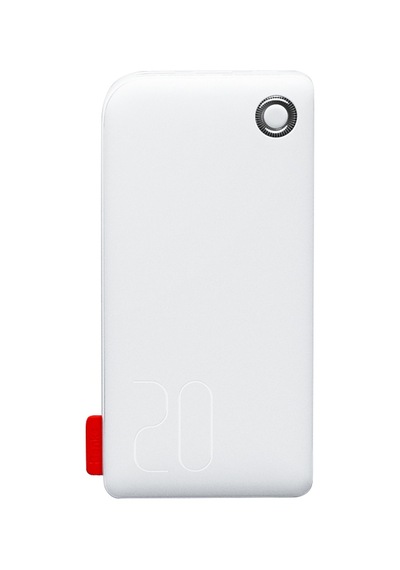 Benks PB12 20000 mAh PD Powerbank Taşınabilir 18W Hızlı Şarj Cihazı - ZORE-218157 Beyaz