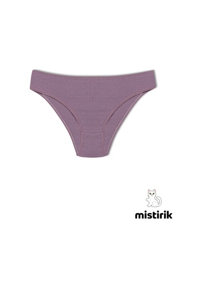 Taranto Model Fitilli Pamuklu Slip Esnek Komforlu Hava Alan Külot Mor Renk Mor