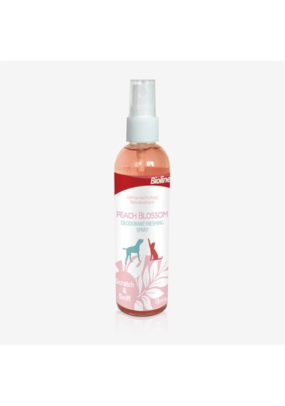 Bioline Şeftali Çiçeği Kokulu Kedi ve Köpek Parfümü 118 ML