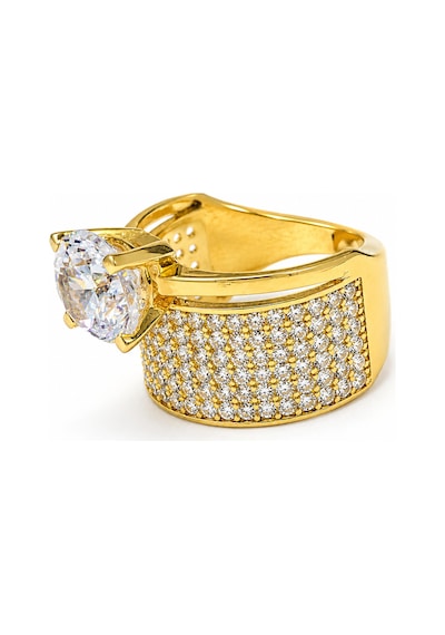 Yazıcılar 14 Ayar Altın Saray Işıltısı Tektaş Yüzük 4,00 Gr 435