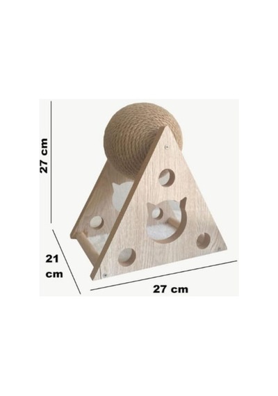 Reyo Pet Üçgen Toplu Kedi Tırmalaması - Kedi Tırmalama Tahtası