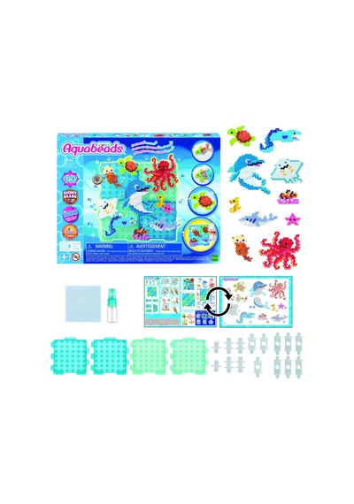 Aquabeads Okyanus Macerası Sahnesi Seti 1500 Parça Su İle Yapışan Boncuk Hobi Ve Tasarım Seti 35046
