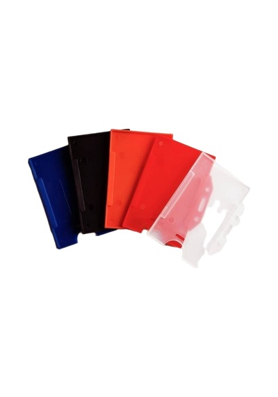 Yaka Kartı Plastik Kartlık Rengarenk Mstkş 5 Li Kılıf