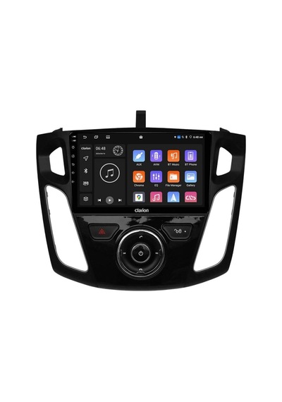 Ford Focus 3 - 3.5 - 4 Tuşsuz Model Siyah Izgaralı Android Multimedya Sistemi 6-128 Myway 2011-2018 9"
