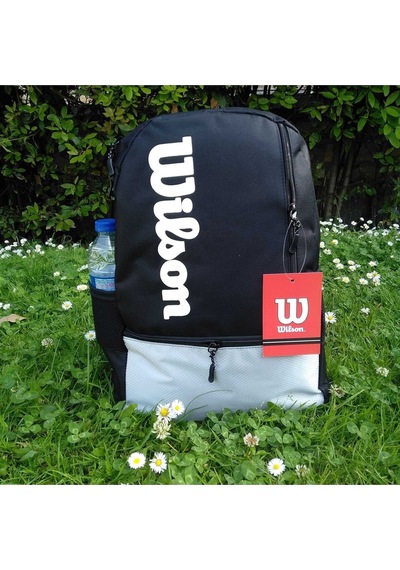 Shopiolog Wilson Gri Sırt Çantası Unisex Çift Gözlü Çanta Gri