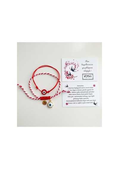 Marteniçka Bileklik Koyu Kırmızı 89429836