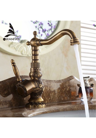 Banyo Lavabo Bataryası Antik Bronz
