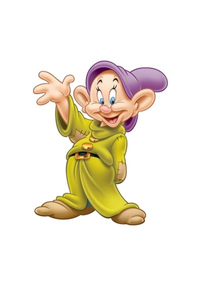 Disney Orjinal Pamuk Prenses Ve 7 Cüceler Dopey Minifigürü Dıs161