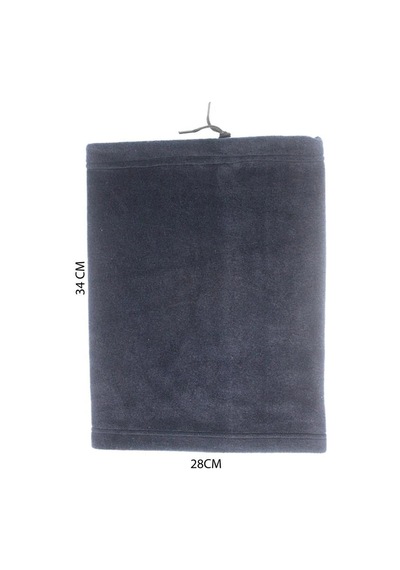 Alfa Aksesuar 03 Yeni Sezon Unisex Sonbahar Ve Kış İçin Polar Boyunluk Siyah 2 Li Takım