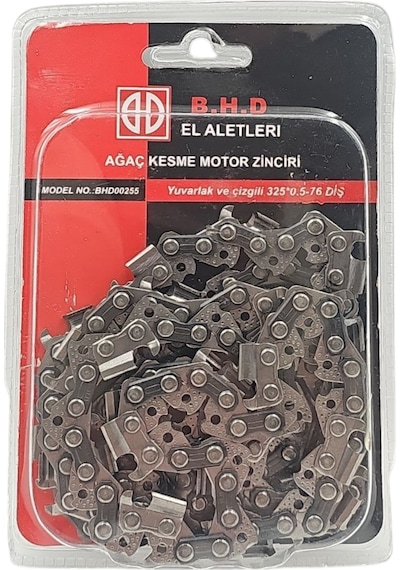 Fixonic B.h.d Bhd00255 0.325'' 1.3mm 38 Diş Yuvarlak Ve Çizgili Ağaç Kesme Motorlu Testere Zinciri
