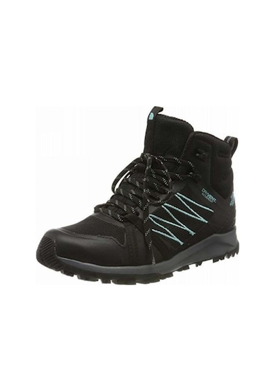 The North Face Litewave Fastpack Iı Mid Waterproof Kadın Ayakkabı Siyah/mavi 38 Tnf Black/aqua Splash