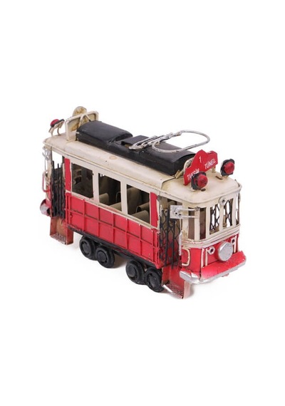 Dekoratif Metal Taksim Tramvay Orta Boy -1104w-5 Model