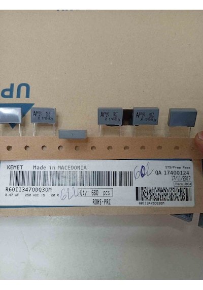 R60ıı3470dq30m 470nf 250v 15 20% Polyester Kondansatör 50 Adet