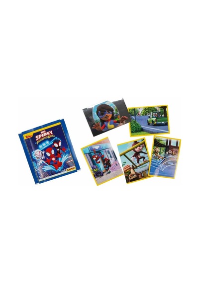 Lisanslı Spidey Mega Başlangıç Paketi Album+10 Paket 50 Stickers Çıkartma