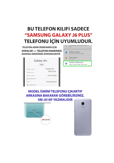 Samsung Galaxy J6 Plus Uyumlu Pembe Çiçek Ve Fiyonklar Baskılı Silikon Kılıf