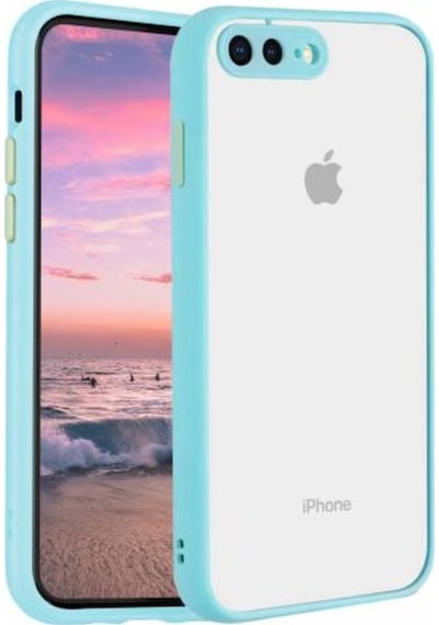Apple Uyumlu iPhone 8 Plus Kilif Lens Korumali Mat Silikon Kapak 449248205