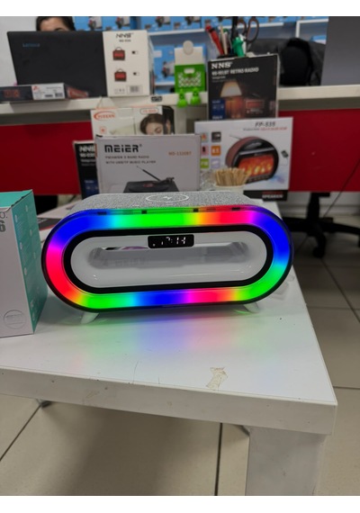 O-kam Ok-s306 Rgb Işıklı Bluetooth Hoparlör Kablosuz Şarj Özellikli Dijital Çalar Saat 7 Renk Ambiyans Işığı Usb Aux Sd Kart Destekli Masa Lambası O-kam Ok-s306 Rgb Işıklı Bluetooth Hoparlör Kablosuz Şarj Özellikli Dijital Çalar Saat 7 Renk Ambiyans Işığı Usb Aux Sd Kart Destekli Masa Lambası