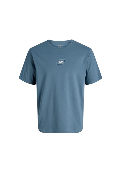 Jack & Jones Graphic Erkek Mavi Tişört 12268415-bmg Mavi